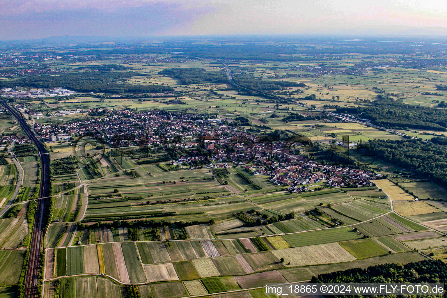 Photographie aérienne de Quartier Urloffen in Appenweier dans le département Bade-Wurtemberg, Allemagne