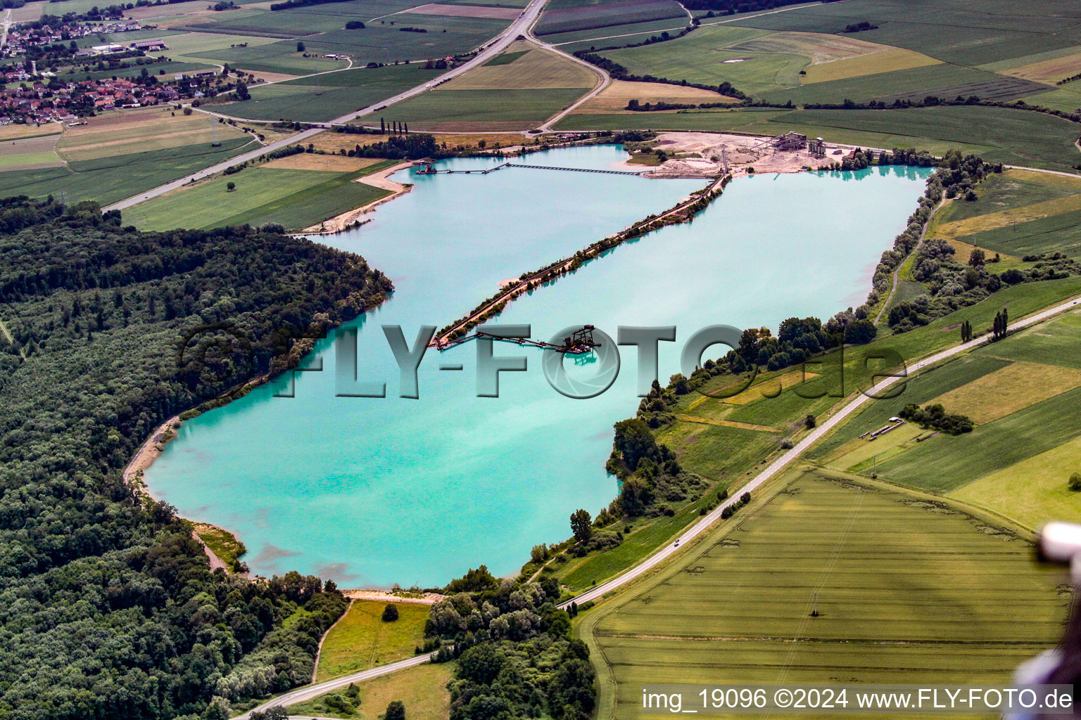 Vue oblique de Soufflenheim dans le département Bas Rhin, France