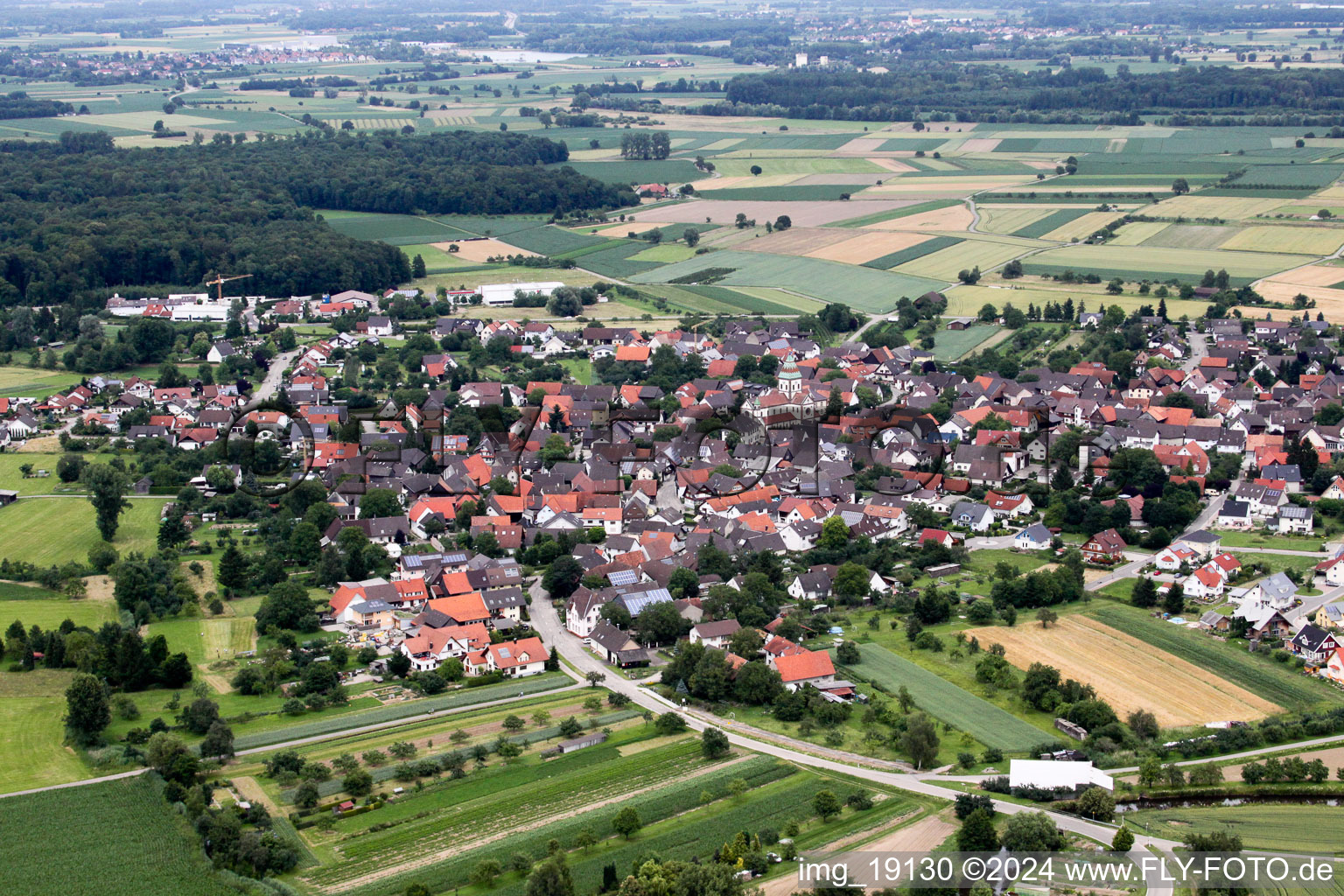 Photographie aérienne de Quartier Wagshurst in Achern dans le département Bade-Wurtemberg, Allemagne