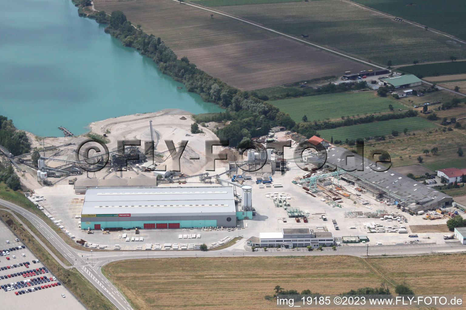 Enregistrement par drone de Wiesental dans le département Bade-Wurtemberg, Allemagne