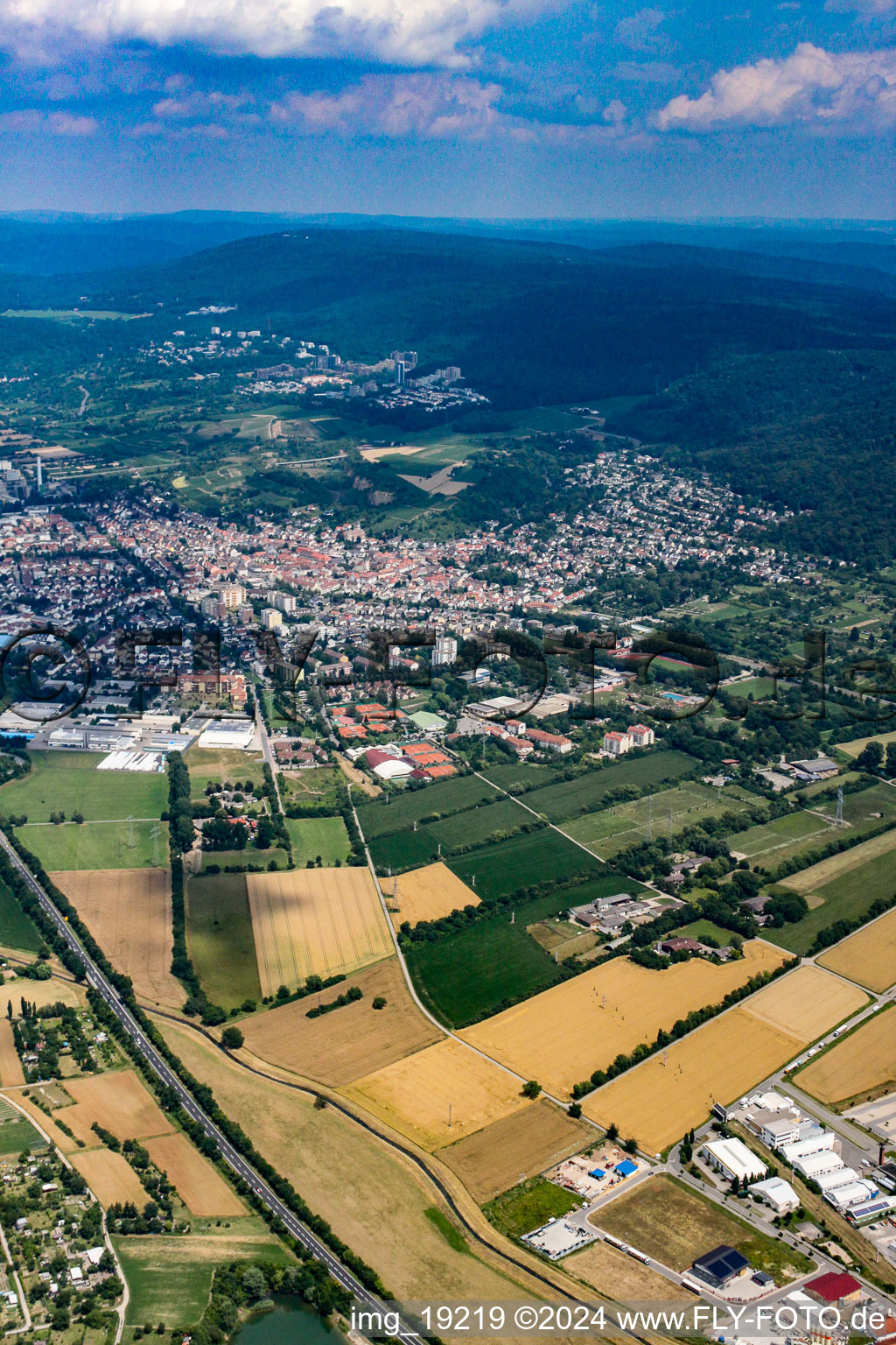 Leimen dans le département Bade-Wurtemberg, Allemagne hors des airs