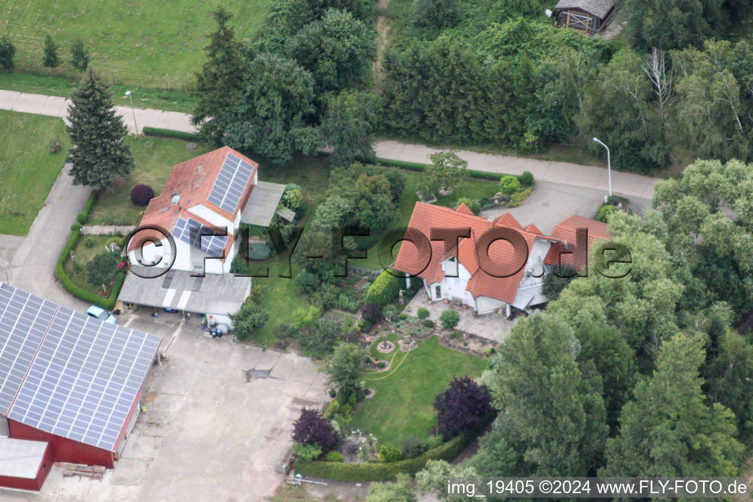 Photographie aérienne de Moulin à laver à Winden dans le département Rhénanie-Palatinat, Allemagne