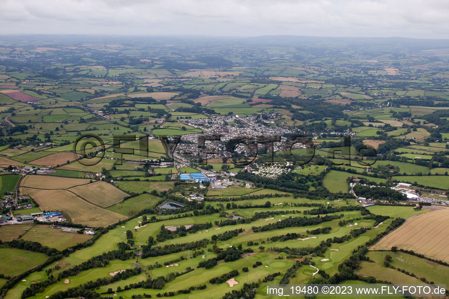 Photographie aérienne de Abbotskerswell dans le département Angleterre, Grande Bretagne