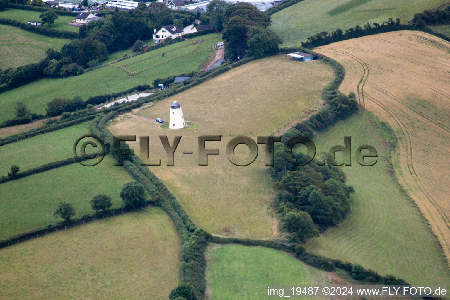 Abbotskerswell dans le département Angleterre, Grande Bretagne vue du ciel