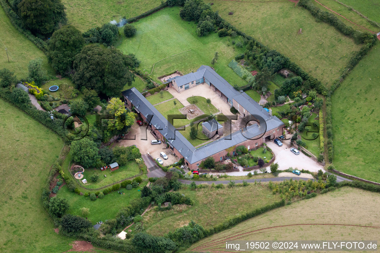 Marldon dans le département Angleterre, Grande Bretagne d'en haut