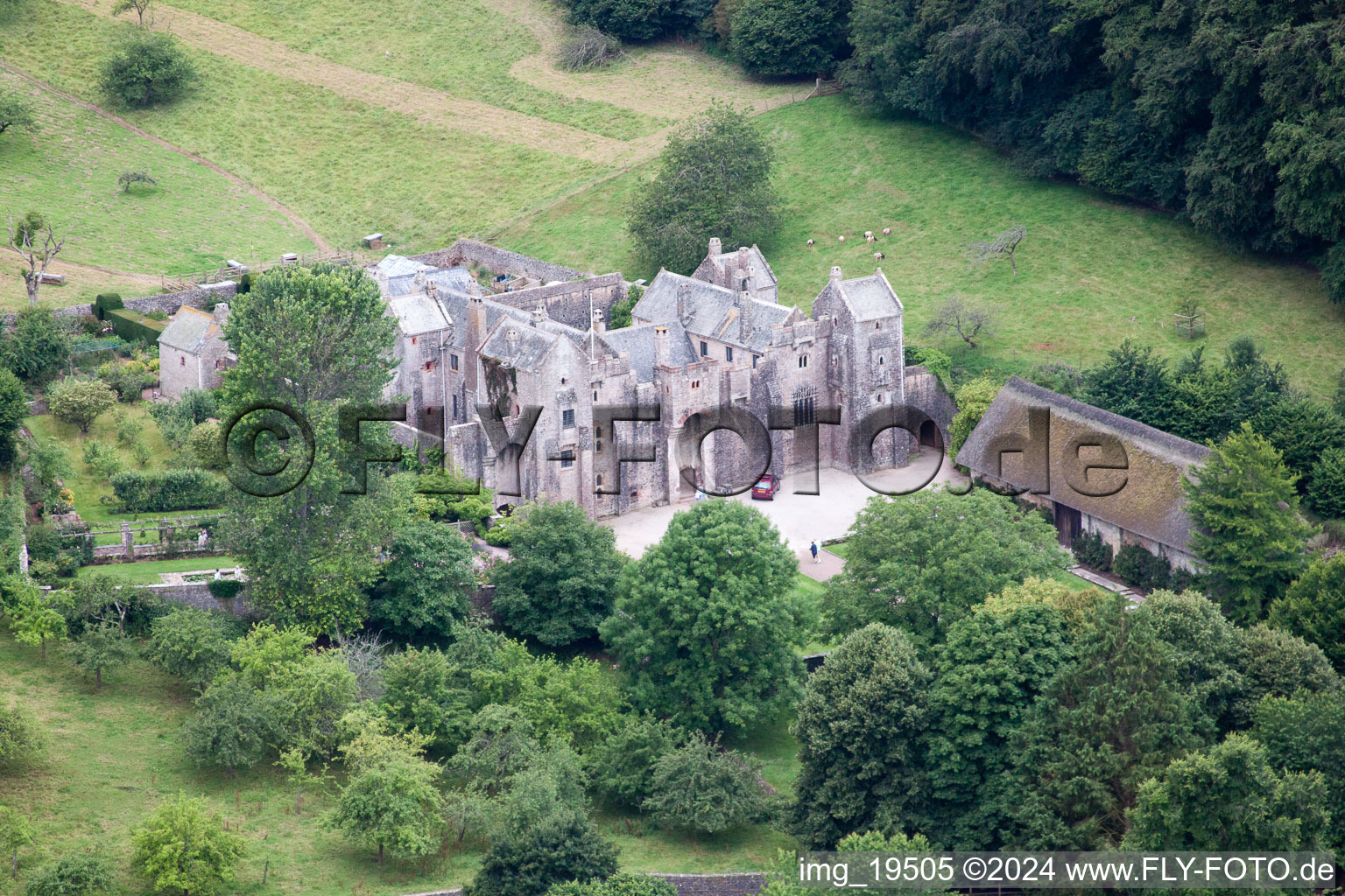 Marldon dans le département Angleterre, Grande Bretagne vue d'en haut