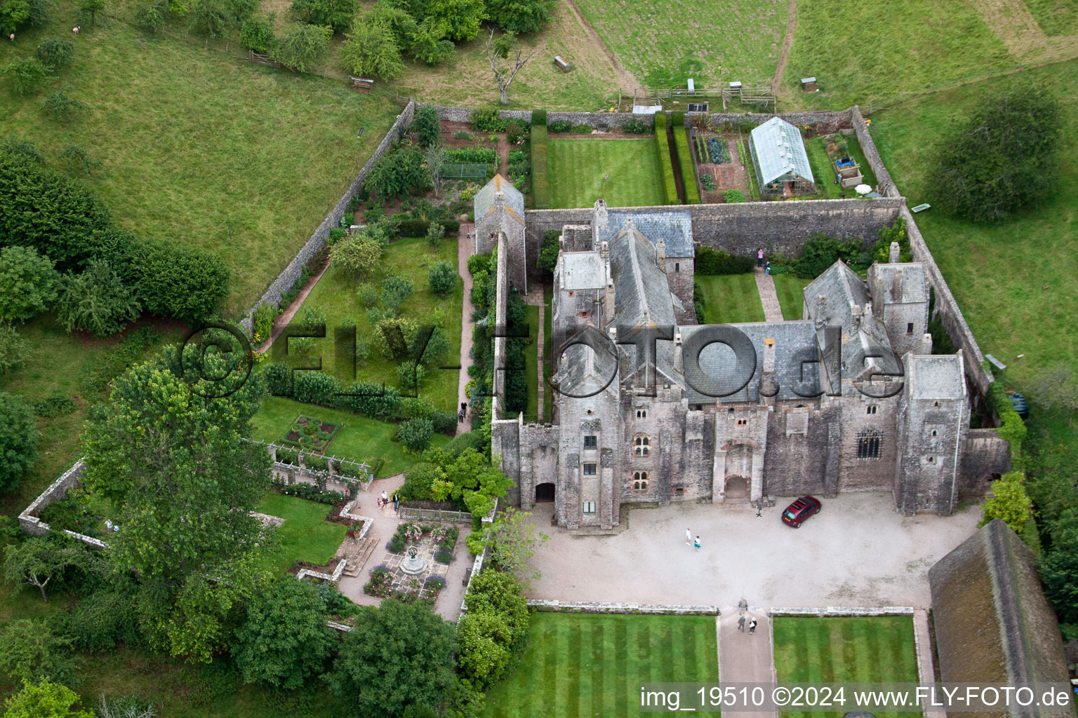 Marldon dans le département Angleterre, Grande Bretagne vue du ciel