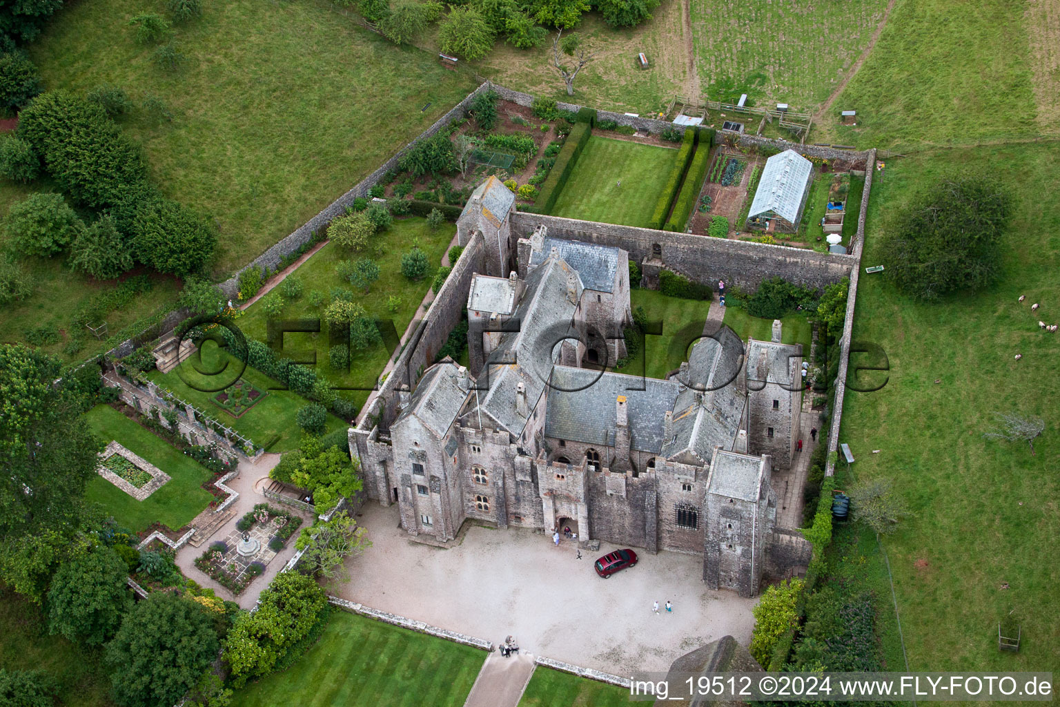 Image drone de Marldon dans le département Angleterre, Grande Bretagne