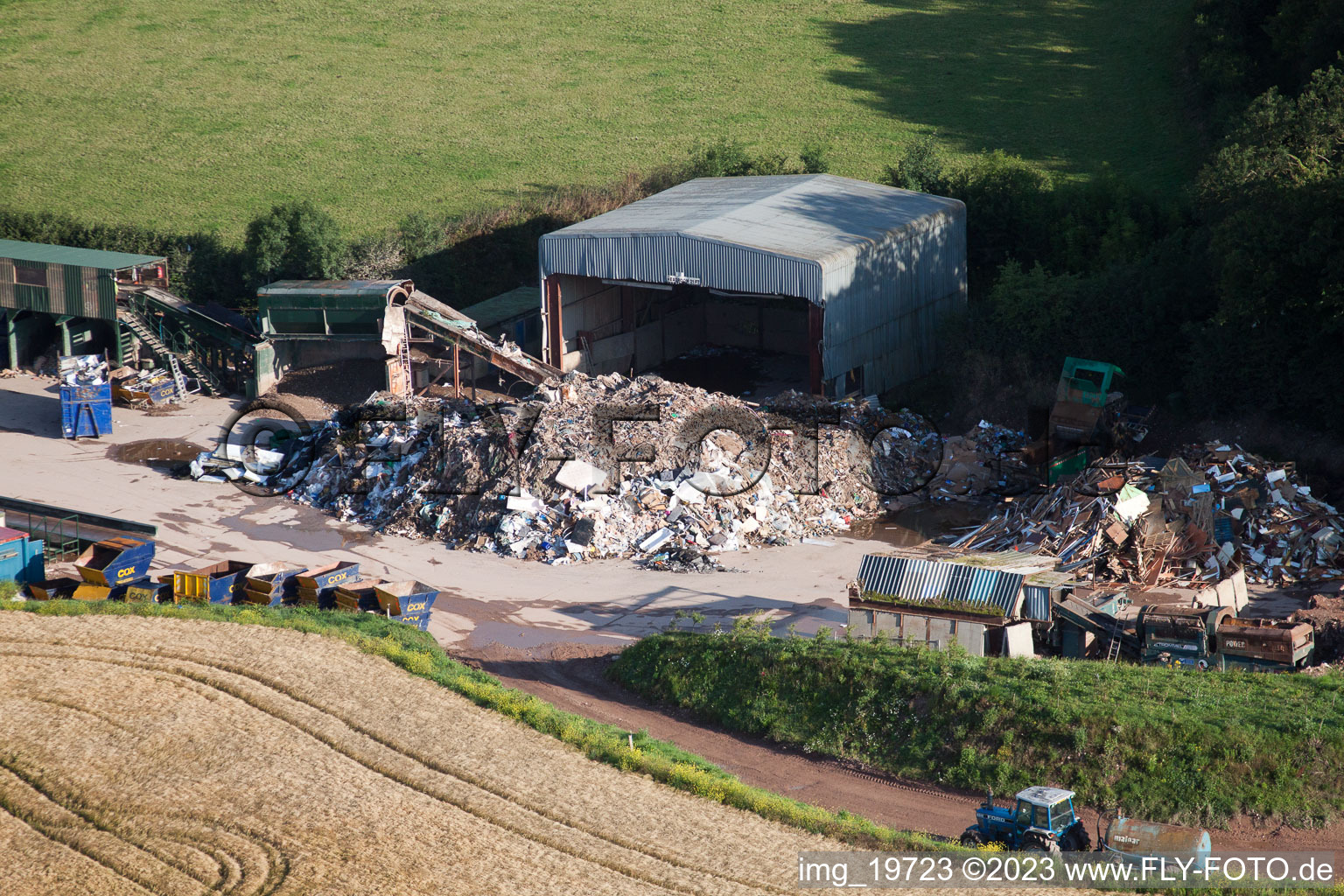 Image drone de Abbotskerswell dans le département Angleterre, Grande Bretagne