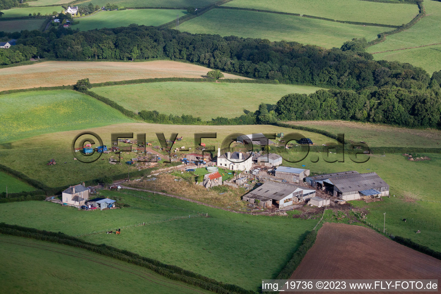 Photographie aérienne de Denbury dans le département Angleterre, Grande Bretagne