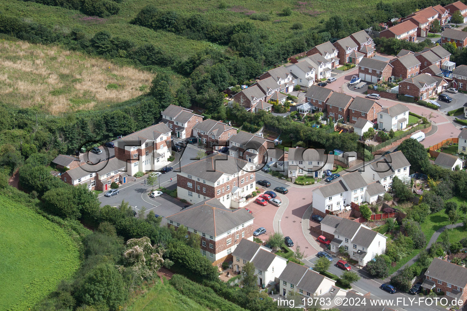 Vue aérienne de Paignton dans le département Angleterre, Grande Bretagne