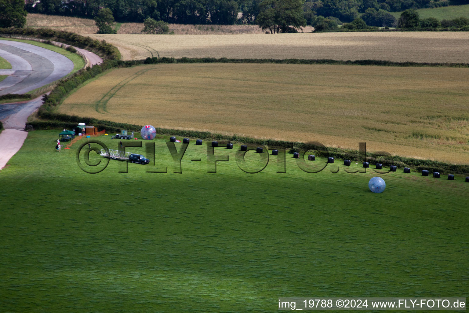 Vue oblique de Marldon dans le département Angleterre, Grande Bretagne