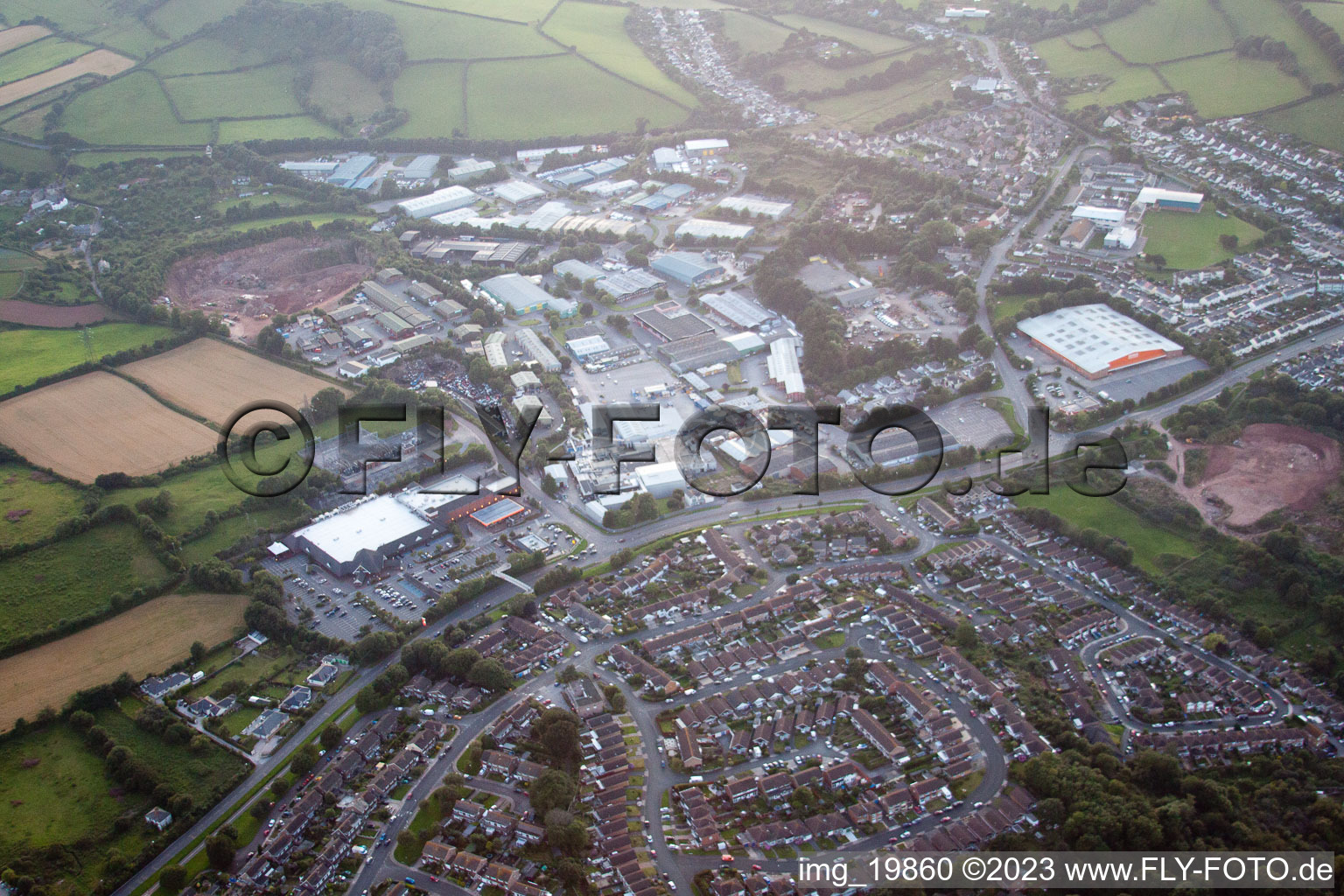 Photographie aérienne de Paignton dans le département Angleterre, Grande Bretagne