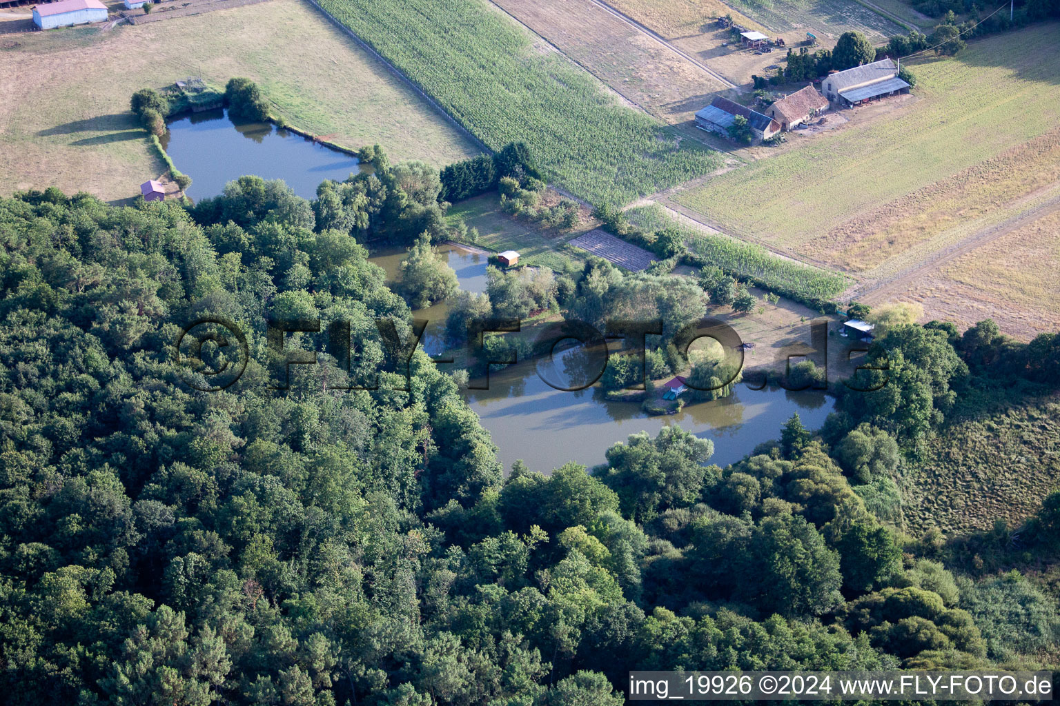 Dollon dans le département Sarthe, France vue d'en haut