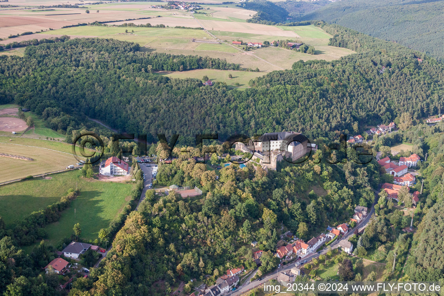 Altleiningen dans le département Rhénanie-Palatinat, Allemagne d'en haut