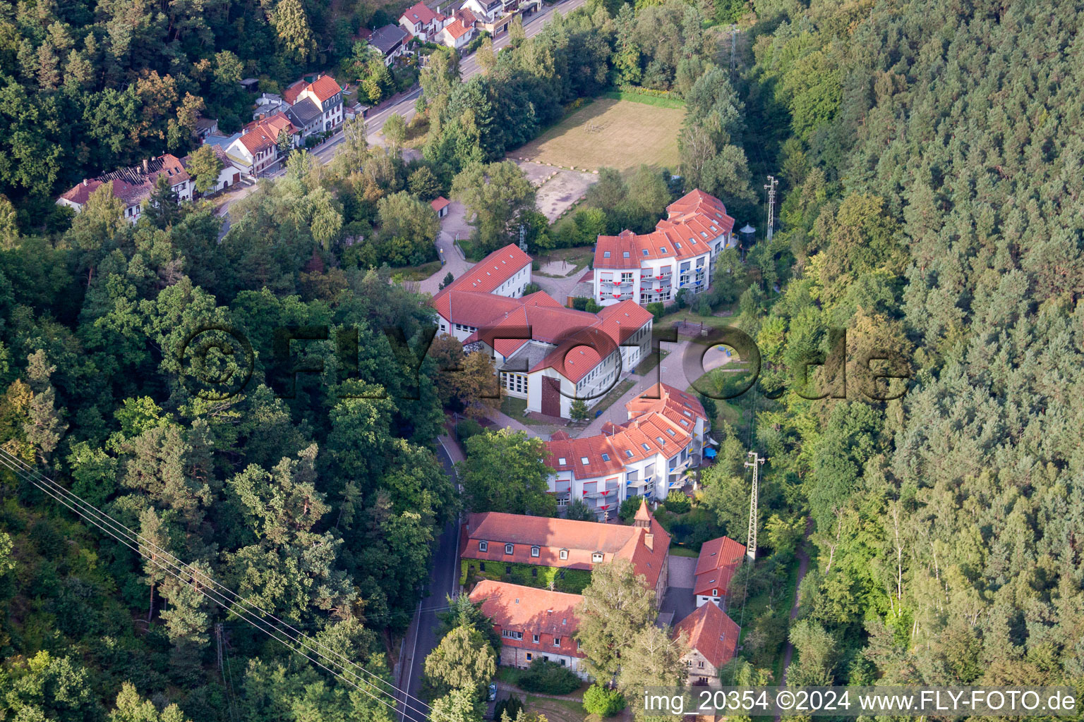 Altleiningen dans le département Rhénanie-Palatinat, Allemagne vue d'en haut