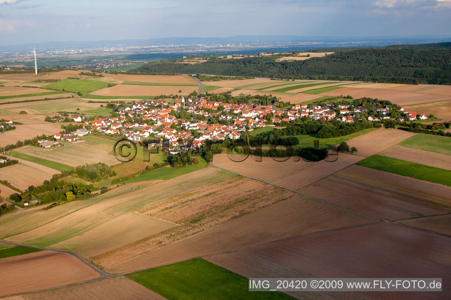 Image drone de Tiefenthal dans le département Rhénanie-Palatinat, Allemagne