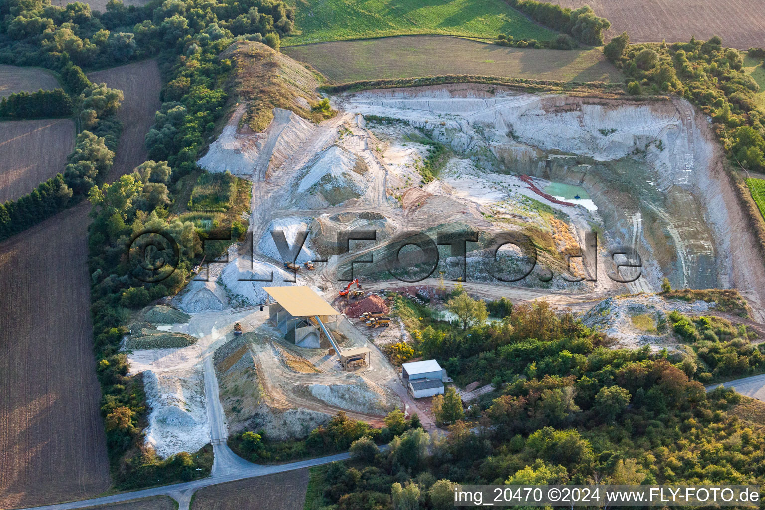 Image drone de Eisenberg dans le département Rhénanie-Palatinat, Allemagne