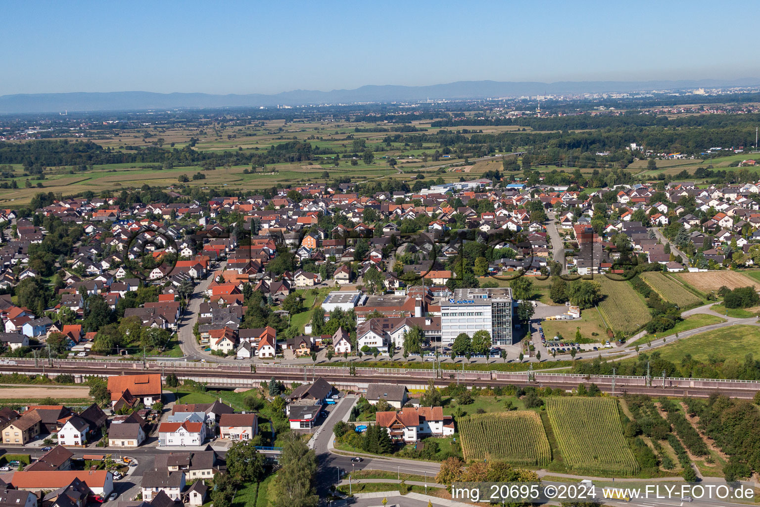 Klocke Pharma GmbH à le quartier Urloffen in Appenweier dans le département Bade-Wurtemberg, Allemagne depuis l'avion