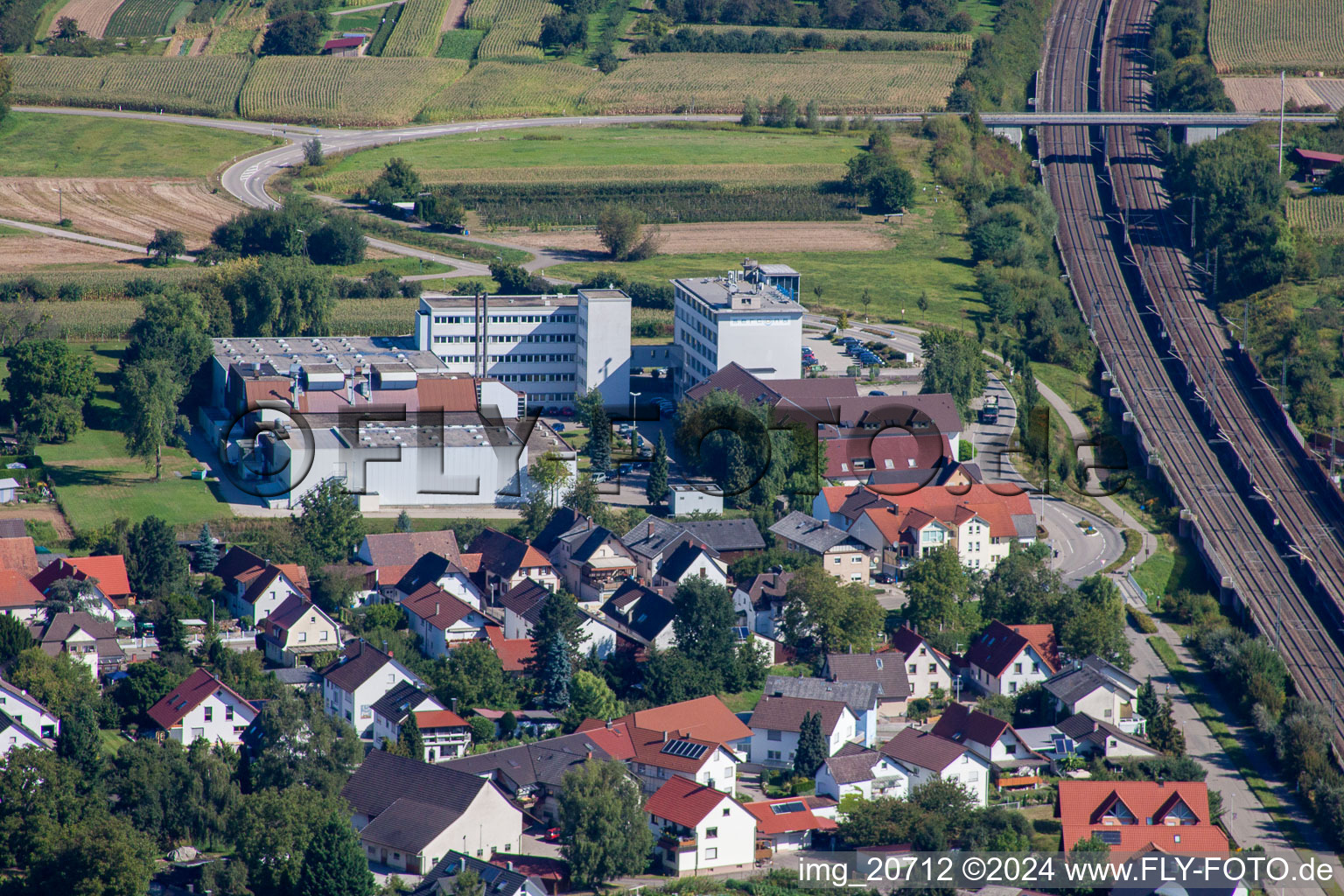 Enregistrement par drone de Klocke Pharma GmbH à le quartier Urloffen in Appenweier dans le département Bade-Wurtemberg, Allemagne