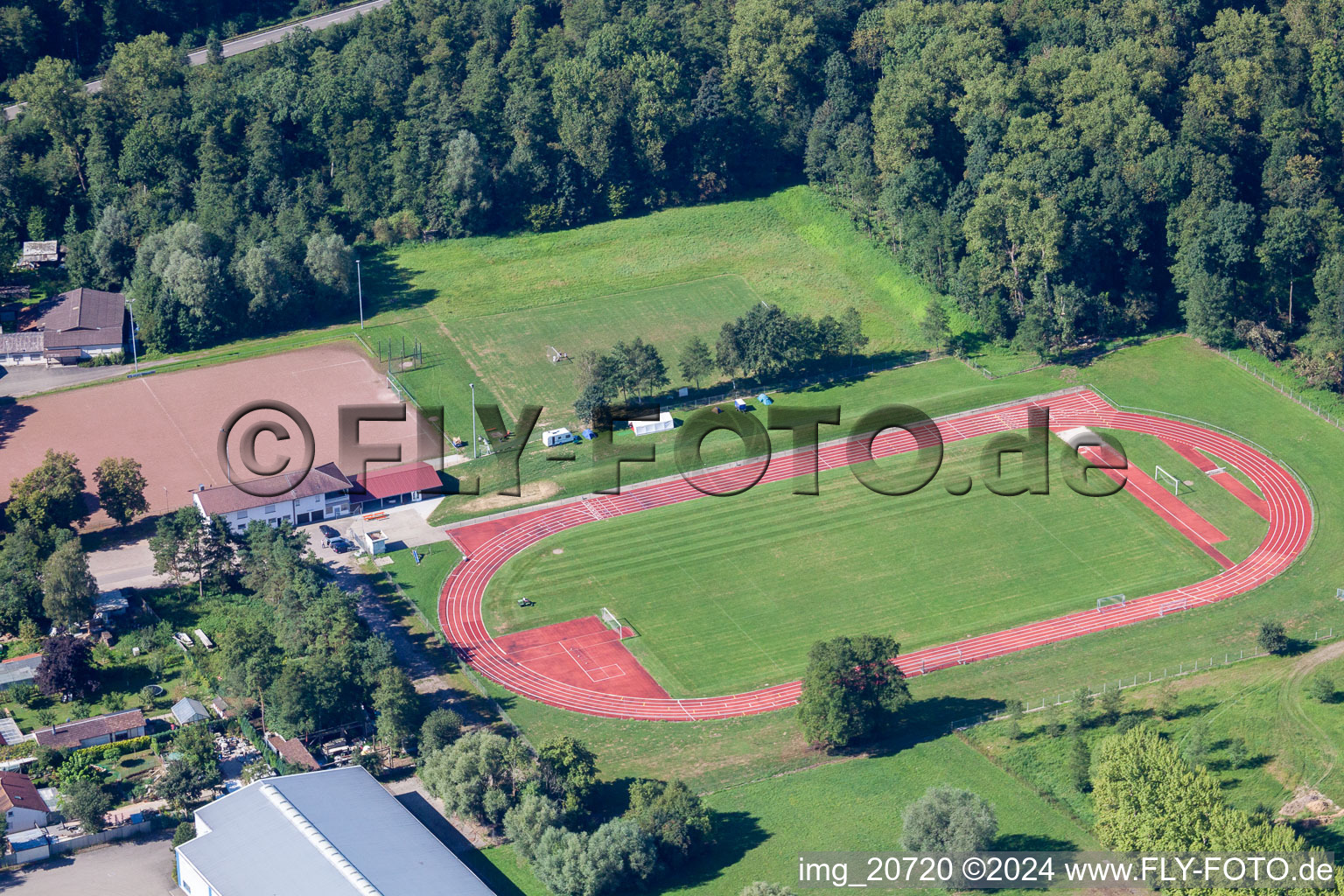 Vue aérienne de Club sportif Appenweier 1925 eV à Appenweier dans le département Bade-Wurtemberg, Allemagne