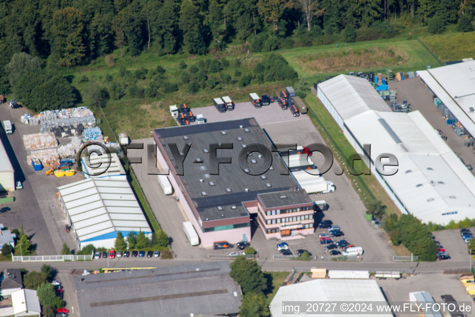 Photographie aérienne de Trans-o-flex à Appenweier dans le département Bade-Wurtemberg, Allemagne