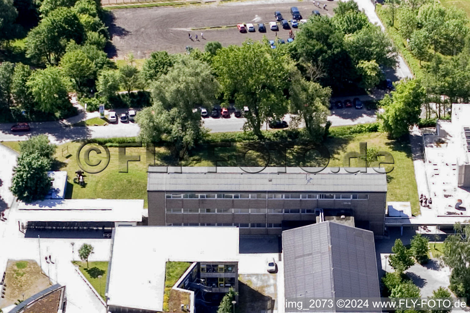 Photographie aérienne de Centre scolaire à Kandel dans le département Rhénanie-Palatinat, Allemagne