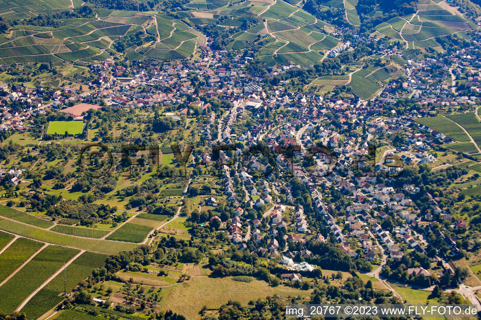 Vue aérienne de Quartier Weierbach in Offenburg dans le département Bade-Wurtemberg, Allemagne