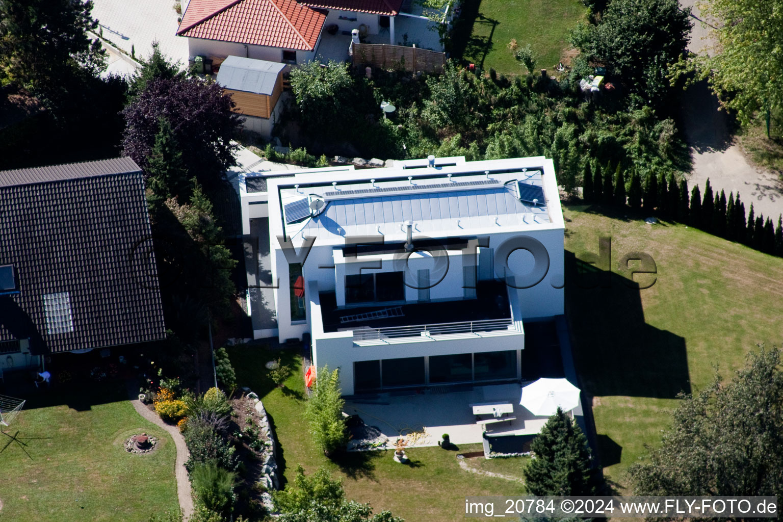 Quartier Fessenbach in Offenburg dans le département Bade-Wurtemberg, Allemagne depuis l'avion