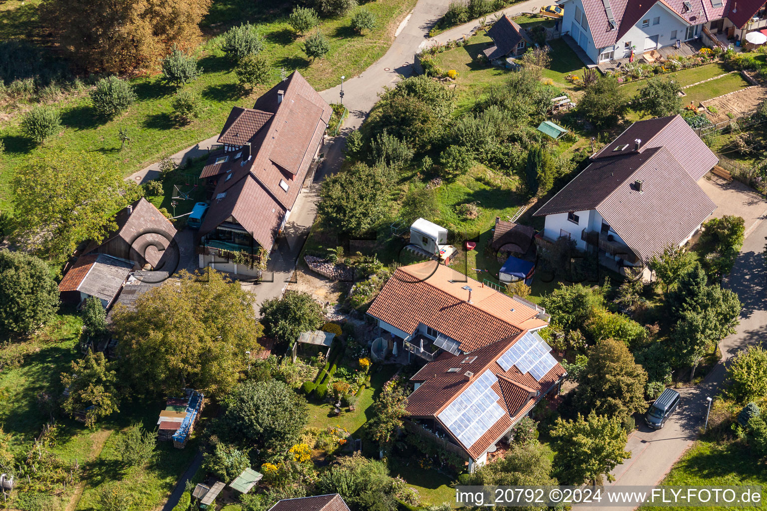 Quartier Fessenbach in Offenburg dans le département Bade-Wurtemberg, Allemagne vue du ciel