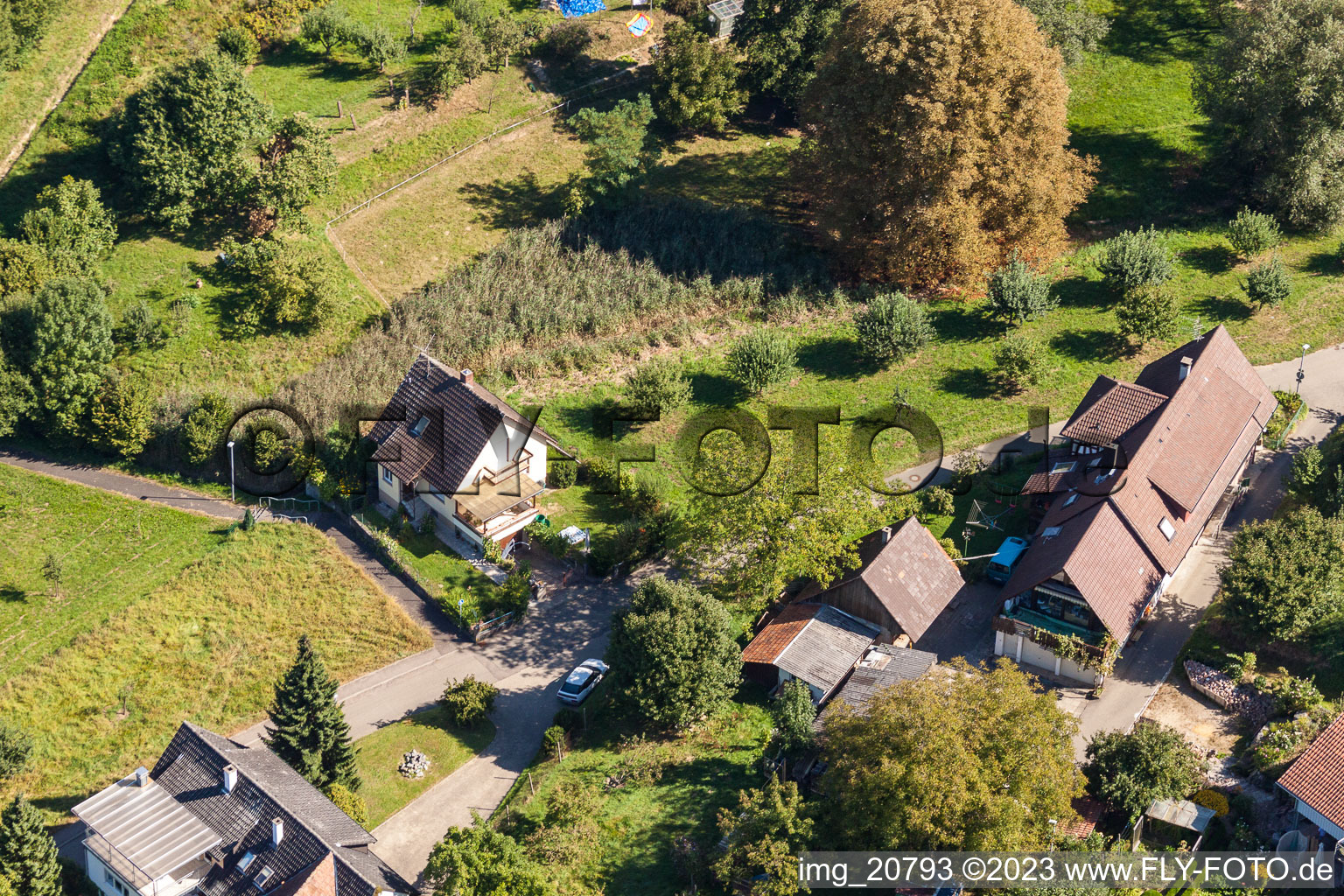 Enregistrement par drone de Quartier Fessenbach in Offenburg dans le département Bade-Wurtemberg, Allemagne