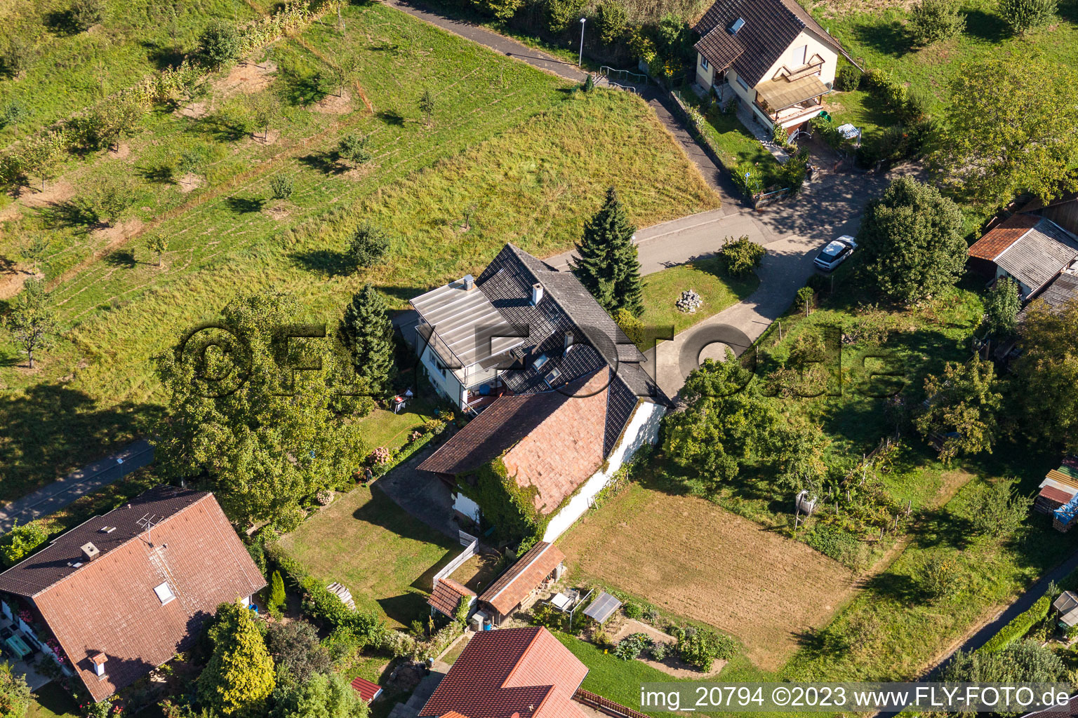 Image drone de Quartier Fessenbach in Offenburg dans le département Bade-Wurtemberg, Allemagne