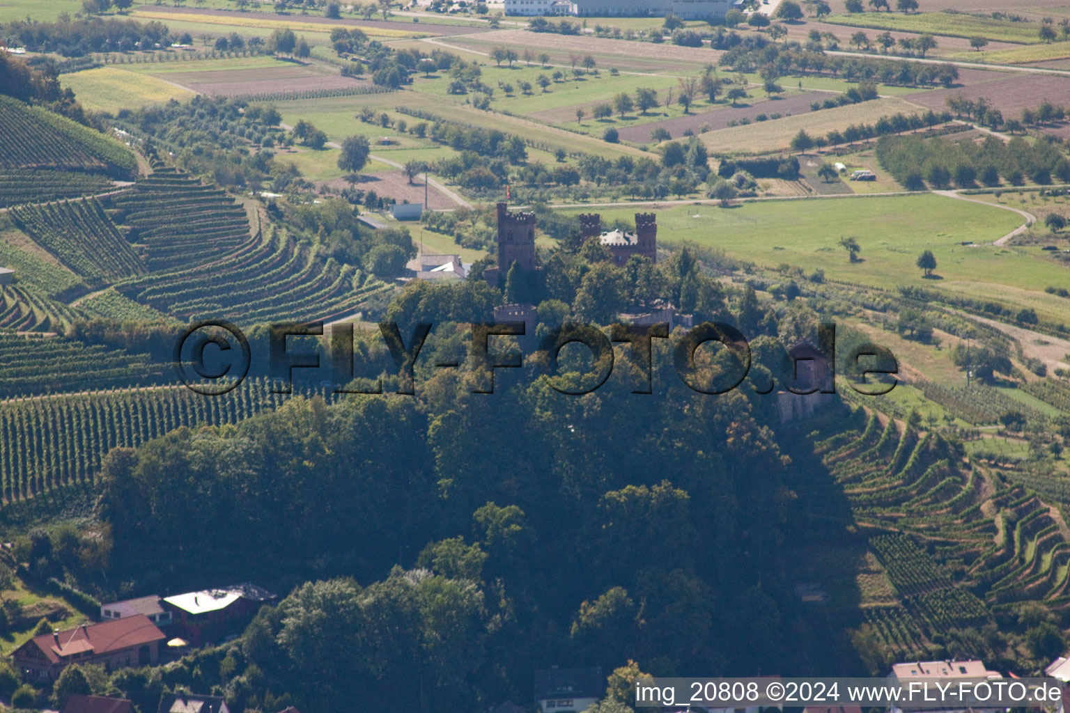 Ortenberg dans le département Bade-Wurtemberg, Allemagne d'en haut