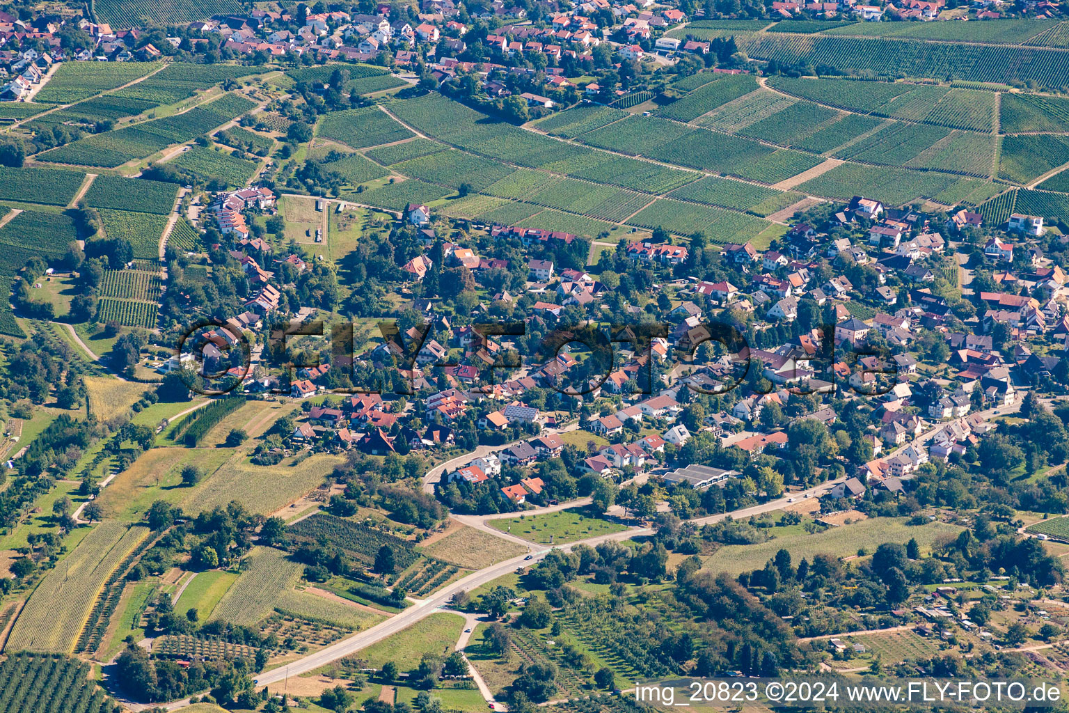 Vue aérienne de Quartier Fessenbach in Offenburg dans le département Bade-Wurtemberg, Allemagne