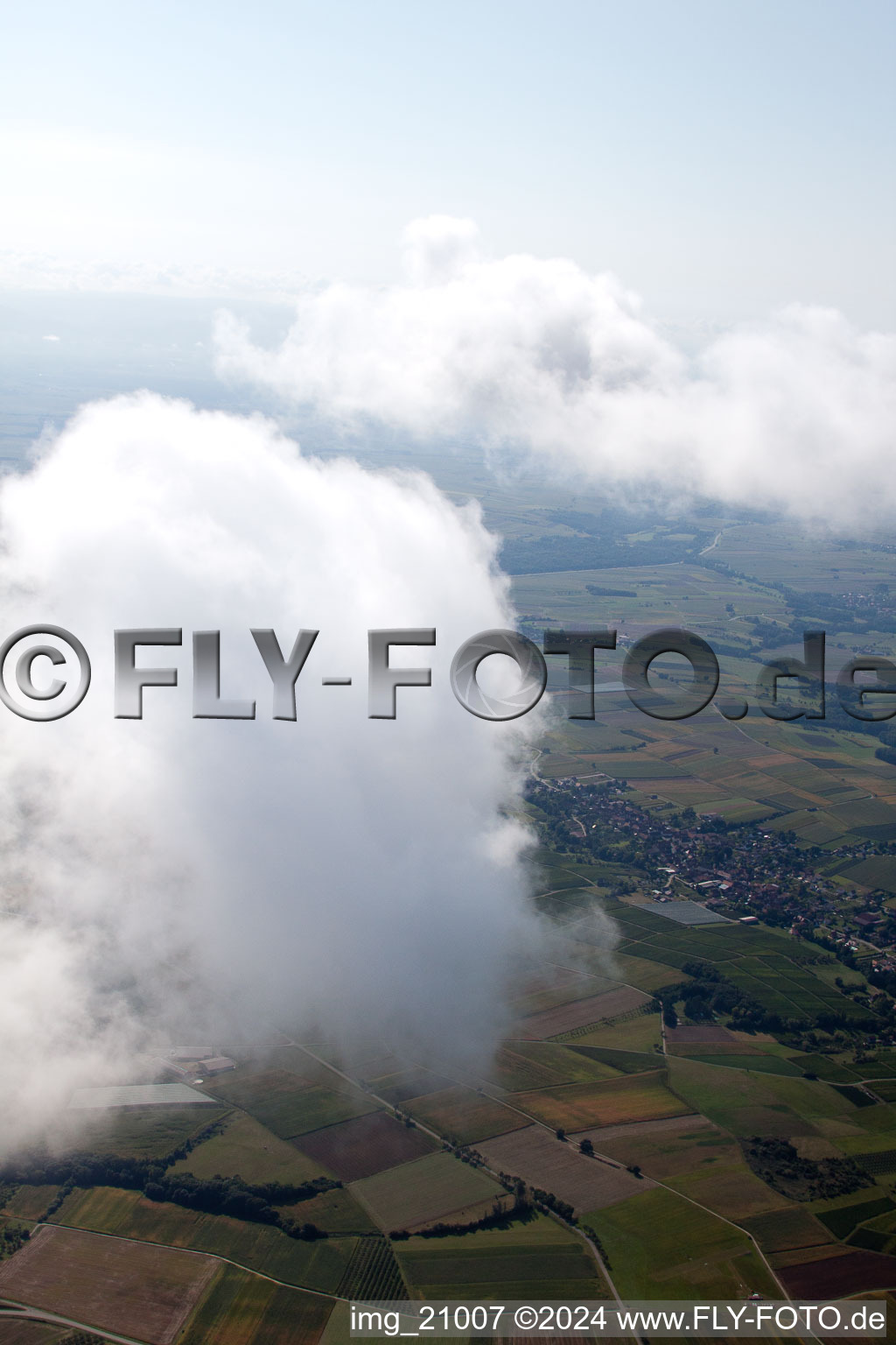 Riedseltz dans le département Bas Rhin, France d'un drone