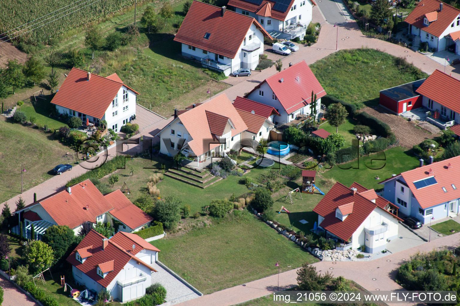 Image drone de Au four à Freckenfeld dans le département Rhénanie-Palatinat, Allemagne