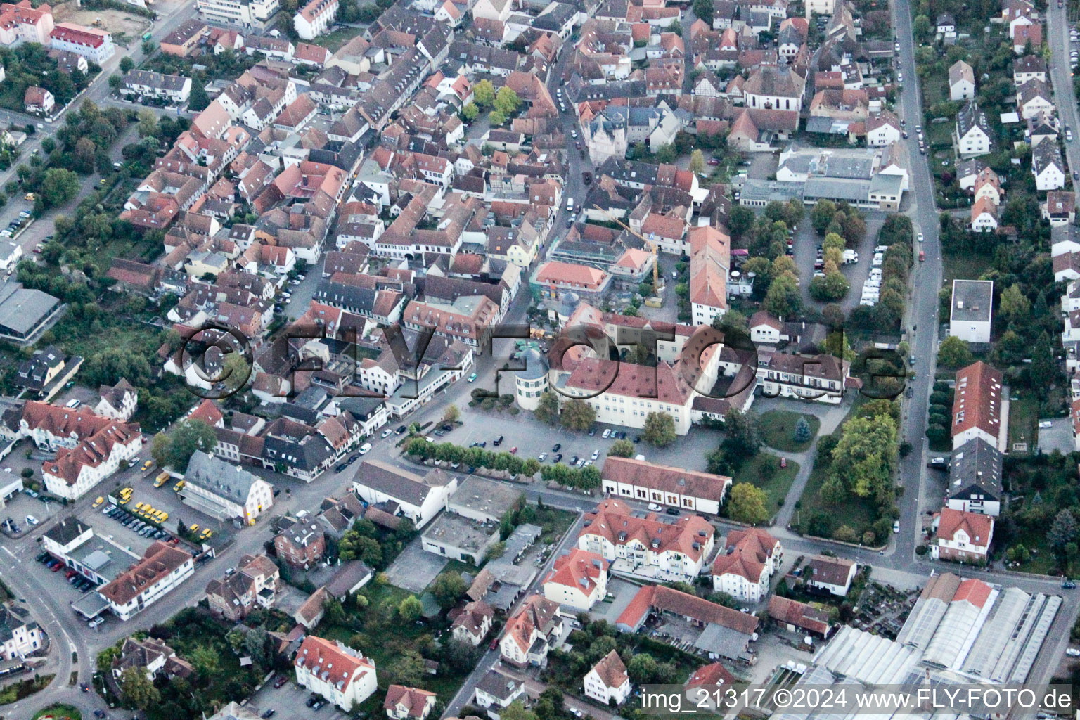 Image drone de Bad Bergzabern dans le département Rhénanie-Palatinat, Allemagne