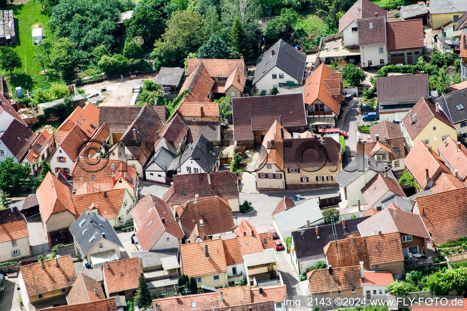 Quartier Arzheim in Landau in der Pfalz dans le département Rhénanie-Palatinat, Allemagne vue du ciel