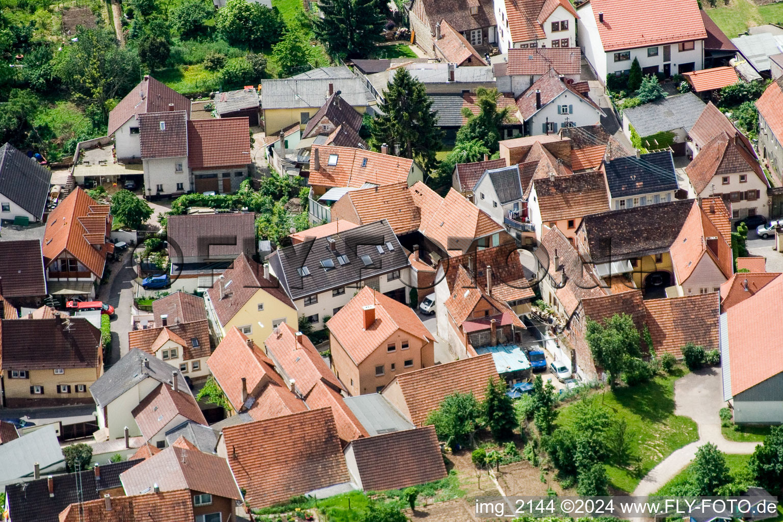 Enregistrement par drone de Quartier Arzheim in Landau in der Pfalz dans le département Rhénanie-Palatinat, Allemagne