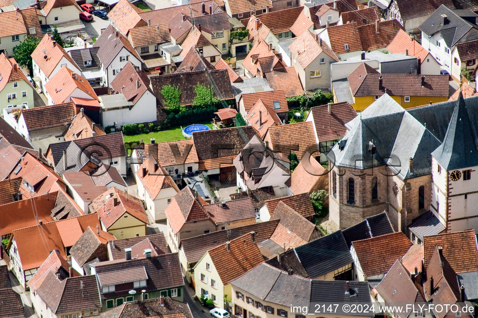 Quartier Arzheim in Landau in der Pfalz dans le département Rhénanie-Palatinat, Allemagne d'un drone