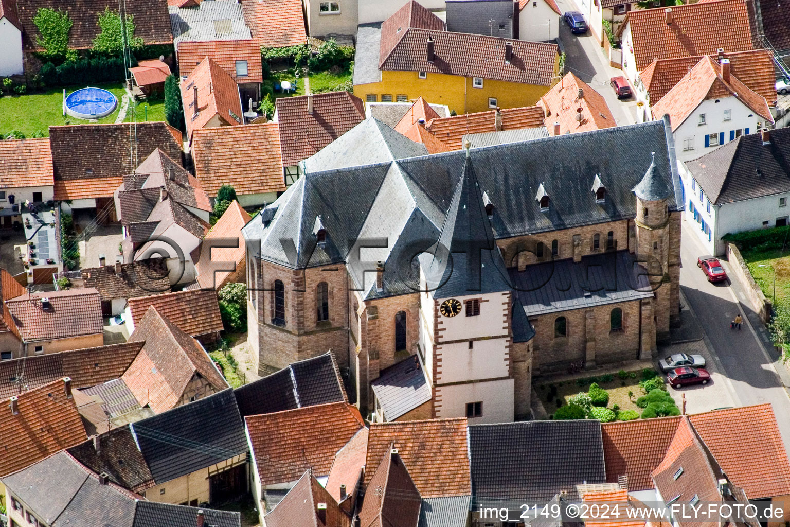 Quartier Arzheim in Landau in der Pfalz dans le département Rhénanie-Palatinat, Allemagne vu d'un drone