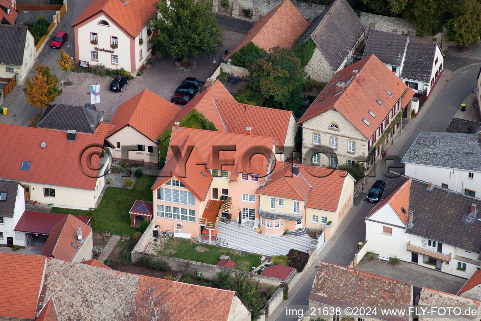 Eppelsheim dans le département Rhénanie-Palatinat, Allemagne d'en haut