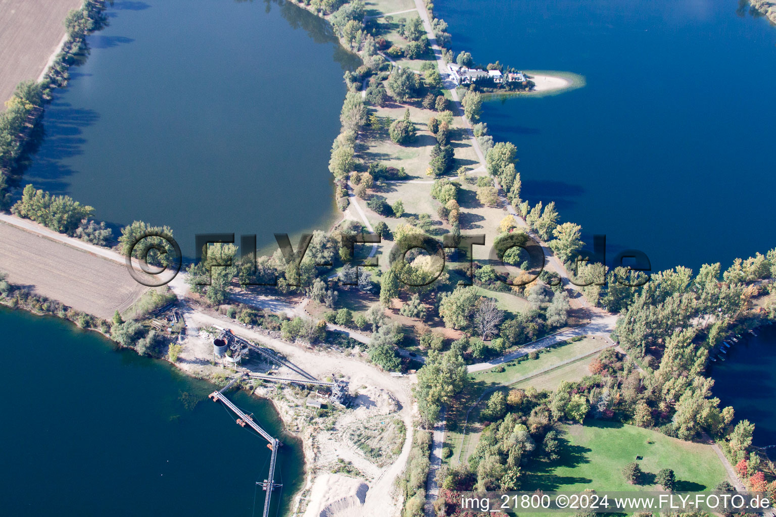 Quartier Oppau in Ludwigshafen am Rhein dans le département Rhénanie-Palatinat, Allemagne depuis l'avion