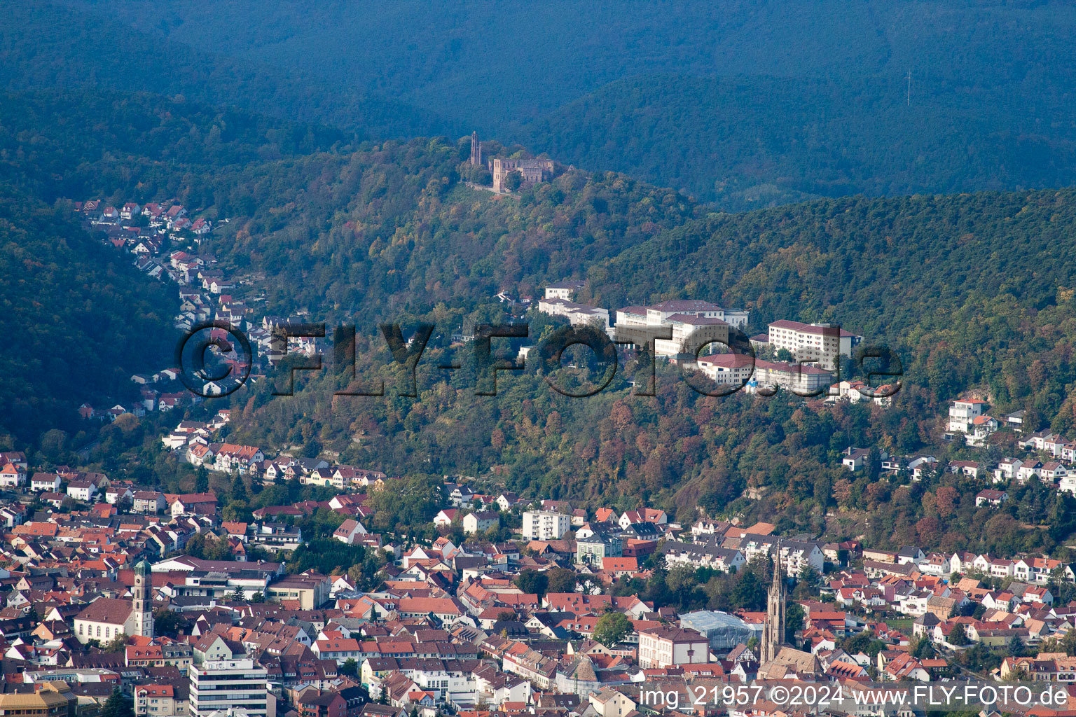 Vue aérienne de Solstice clinique médian à le quartier Grethen in Bad Dürkheim dans le département Rhénanie-Palatinat, Allemagne