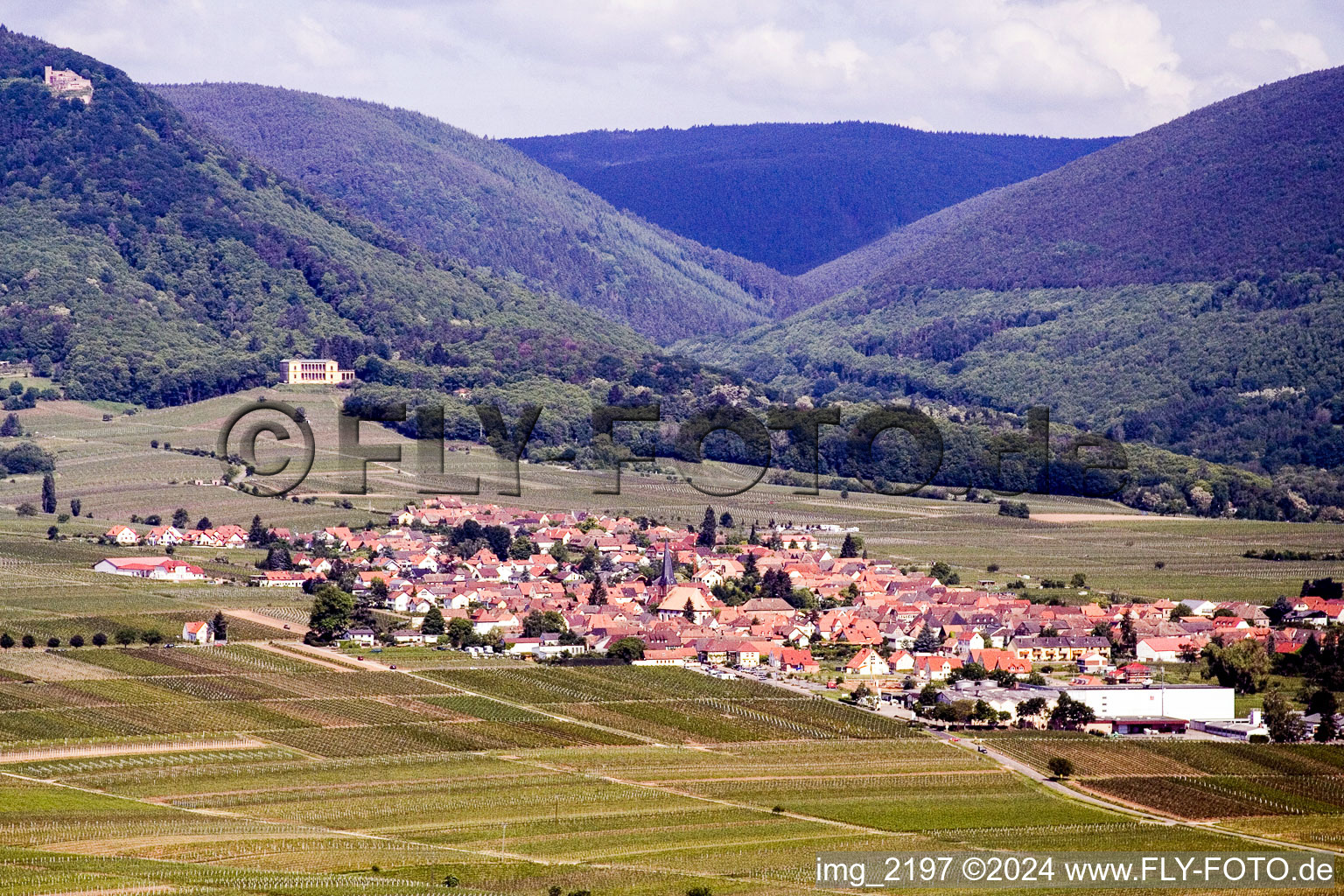 Quartier Rhodt in Rhodt unter Rietburg dans le département Rhénanie-Palatinat, Allemagne depuis l'avion