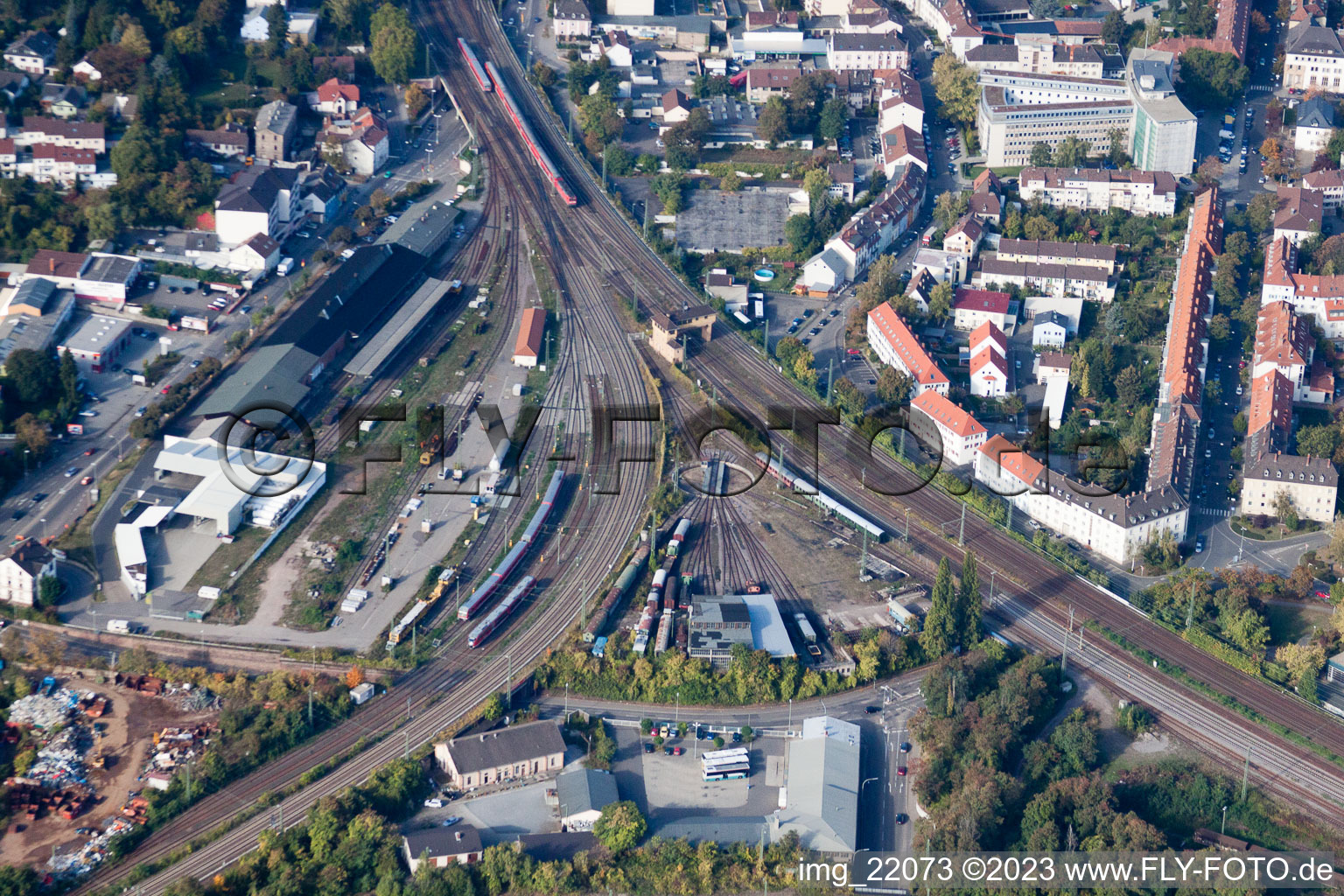 Photographie aérienne de Triangle de piste à Neustadt an der Weinstraße dans le département Rhénanie-Palatinat, Allemagne