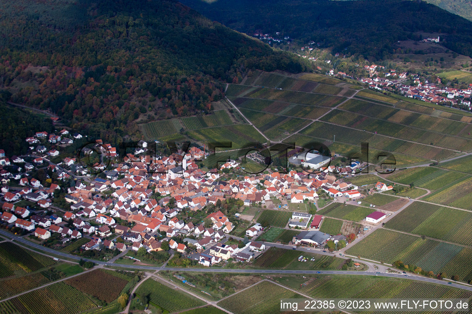 Image drone de Eschbach dans le département Rhénanie-Palatinat, Allemagne