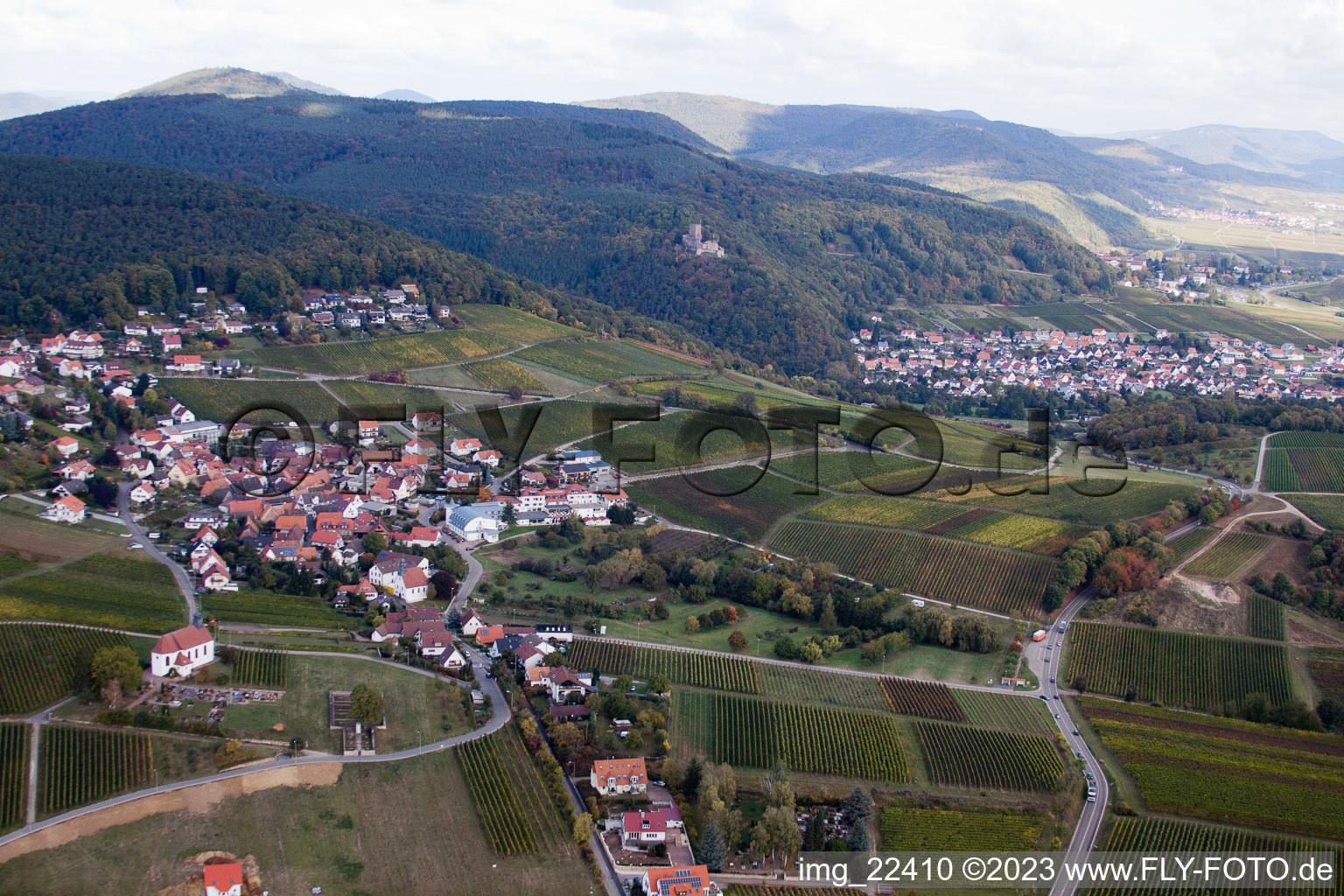 Photographie aérienne de Quartier Gleiszellen in Gleiszellen-Gleishorbach dans le département Rhénanie-Palatinat, Allemagne