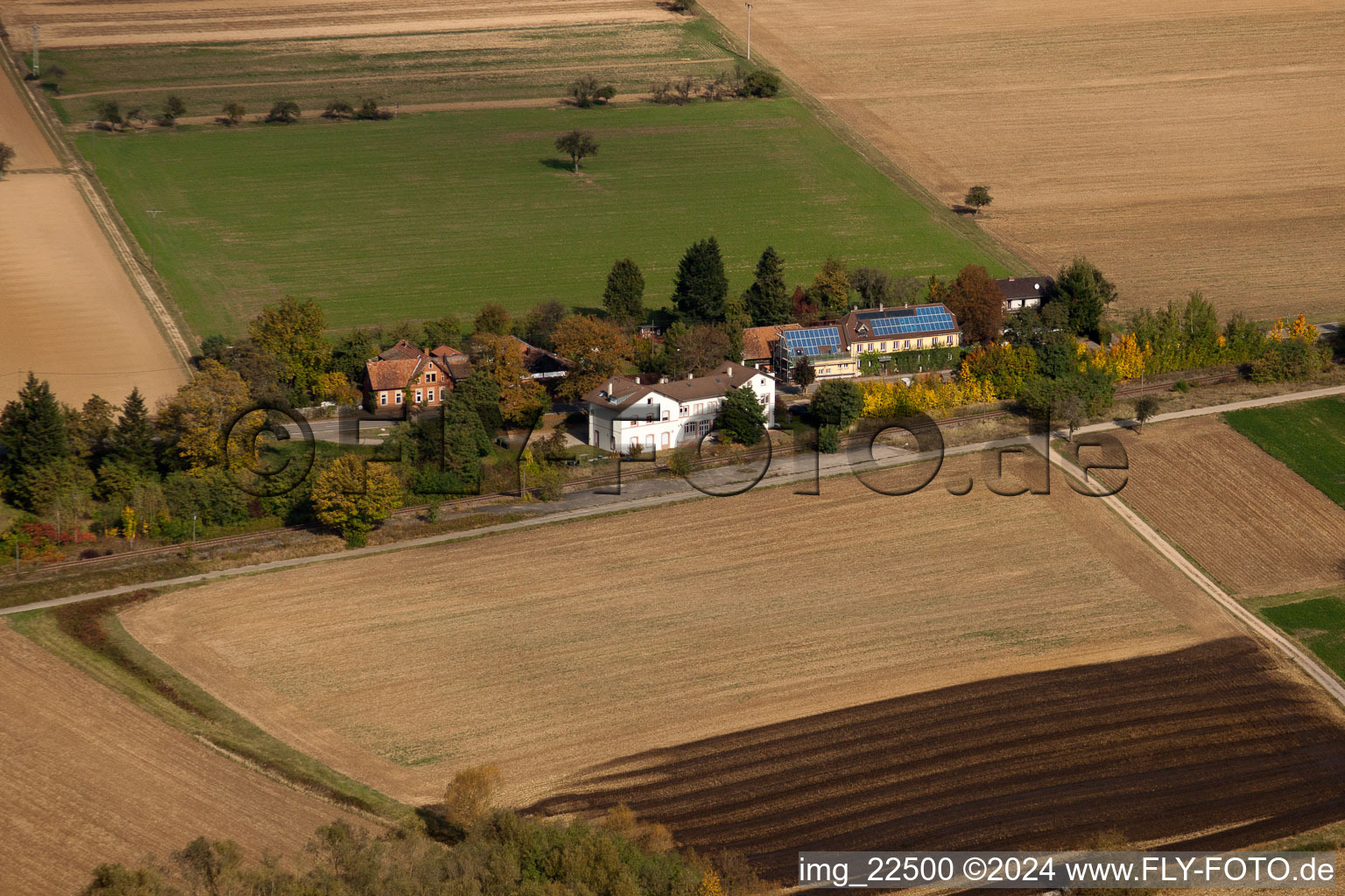 Steinfeld dans le département Rhénanie-Palatinat, Allemagne vue d'en haut