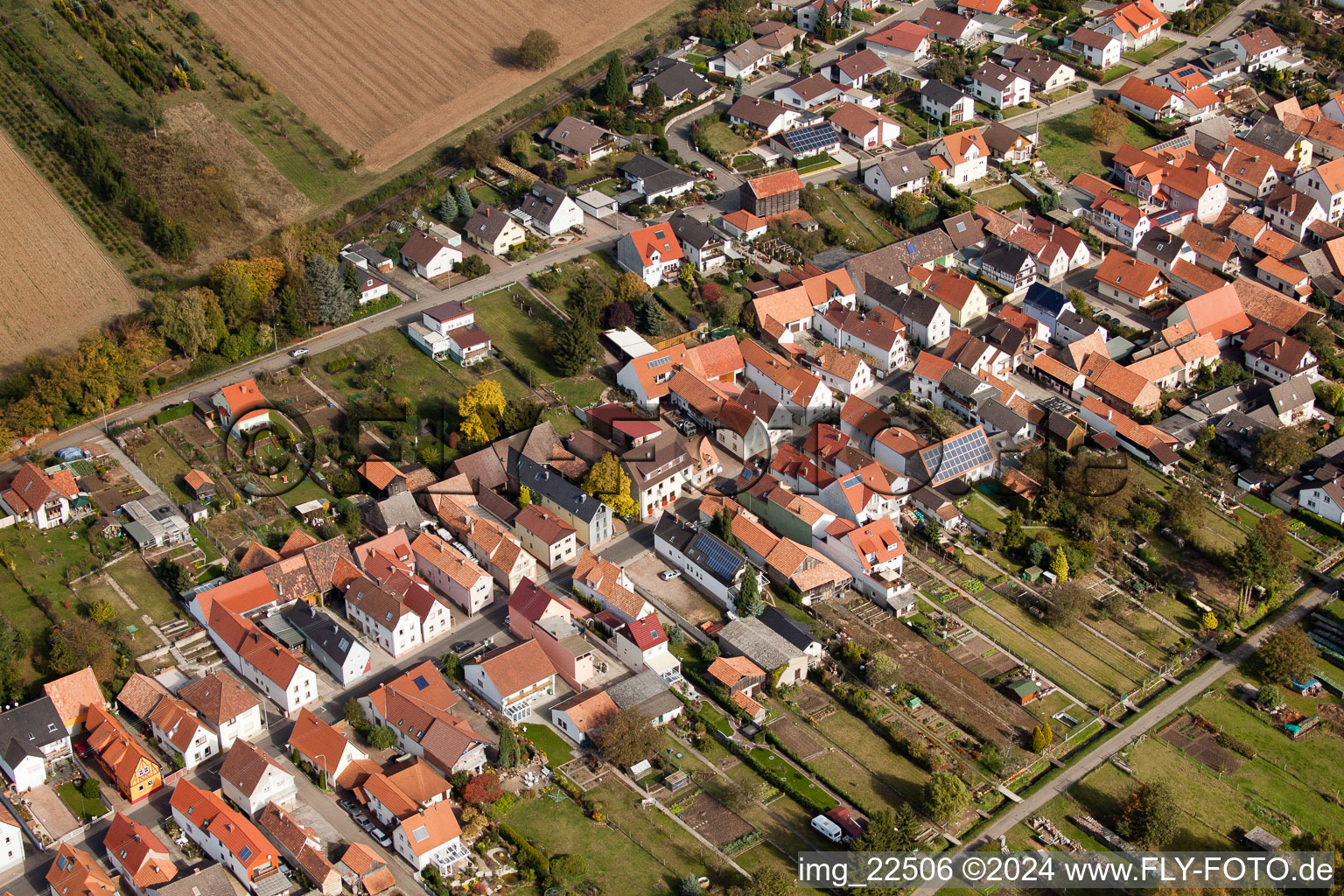 Photographie aérienne de Quartier Schaidt in Wörth am Rhein dans le département Rhénanie-Palatinat, Allemagne